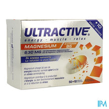 Afbeelding in Gallery-weergave laden, Ultractive Magnesium 630mg Comp 60