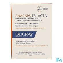 Afbeelding in Gallery-weergave laden, Ducray Anacaps Tri-activ Tijdelijk Haaruitv.caps30