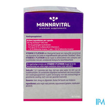 Afbeelding in Gallery-weergave laden, Mannavital Vitamine E Caps 60