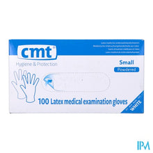 Charger l'image dans la galerie, Cmt Handschoenen Latex Wit Lp S 100