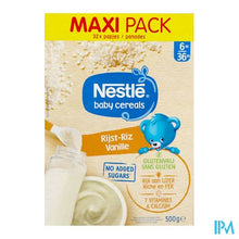 Load image into Gallery viewer, Nestle Baby Cereals Rijst Vanille Glutenvrij 500g