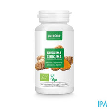 Charger l'image dans la galerie, Purasana Vegan Kurkuma Bio Caps 120