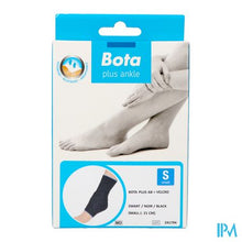 Load image into Gallery viewer, Bota Plus Enkelstuk+velcro Zwart S <21cm