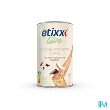 Afbeelding in Gallery-weergave laden, Etixx Live Vegan Protein Shake Coco-choco Pdr 448g