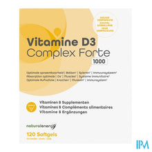 Afbeelding in Gallery-weergave laden, Vitamine D Complex Forte 1000ui 120 Natural Energy