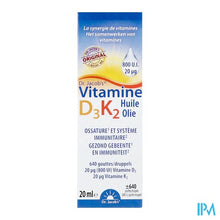 Afbeelding in Gallery-weergave laden, Vitamine D3k2 20ml Naturamedicatrix