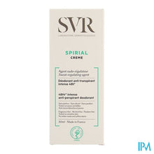 Afbeelding in Gallery-weergave laden, Svr Spirial Deo A/transpirant Creme 50ml