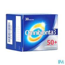 Afbeelding in Gallery-weergave laden, Omnibionta3 50+ Multivitamines Vitaliteit met Ginseng (30 tabletten)
