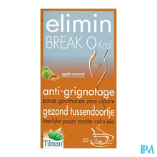 Afbeelding in Gallery-weergave laden, Elimin Break 0% Appel-karamel Tea-bags 20