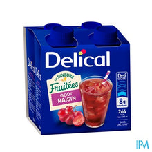 Afbeelding in Gallery-weergave laden, Delical Fruitdrink Druif 4x200ml
