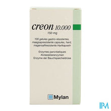 Afbeelding in Gallery-weergave laden, Creon 10000 Caps Maagsapresist Hard 100 X 150mg