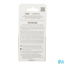 Load image into Gallery viewer, Bibs Fopspeenbox Duo Liberty Garden Strawberry