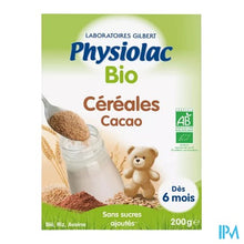 Afbeelding in Gallery-weergave laden, Physiolac Cereal Cacao Bio 200g Nf
