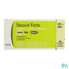 Load image into Gallery viewer, Steovit Forte Citroen 1000mg/800ie Kauwtabl 90 Pip
