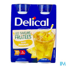 Afbeelding in Gallery-weergave laden, Delical Fruitdrink Ananas 4x200ml
