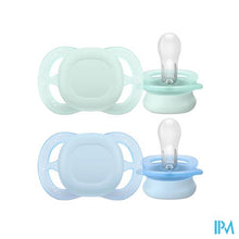 Afbeelding in Gallery-weergave laden, Philips Avent Fopspeen +0m Start Groen/blauw Eff.2