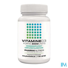 Load image into Gallery viewer, Vit D3 Forte 3000iu Caps 120 Pharmanutrics