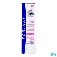 Afbeelding in Gallery-weergave laden, Ecrinal Zwarte Mascara Drievoudige Werking 7,4ml