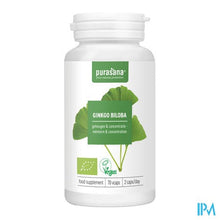 Afbeelding in Gallery-weergave laden, Purasana Vegan Ginkgo Biloba V-caps 70 Be-bio-02