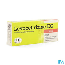 Afbeelding in Gallery-weergave laden, Levocetirizine EG 5 Mg Filmomh Tabl 20