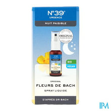 Charger l'image dans la galerie, Bachbloesem Bio N°39 Noodgevallen Nacht Spray 20ml