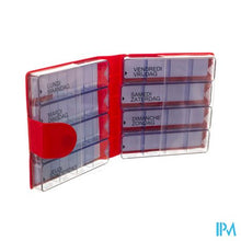 Afbeelding in Gallery-weergave laden, Medidose Pillendoos Groot Model Rood 1 Week