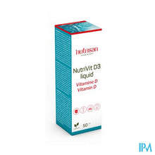 Afbeelding in Gallery-weergave laden, Nutrivit D3 Liquid 50ml Nutrisan