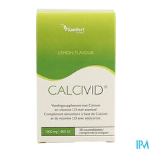 Afbeelding in Gallery-weergave laden, Calcivid 1000mg/800ie Lemon Chew 28