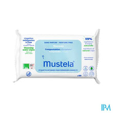 Afbeelding in Gallery-weergave laden, Mustela Reinigende Doekjes Water Z/parfum 60