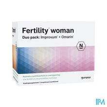 Load image into Gallery viewer, Fertility woman Duo 60 tab Improvum + 60 softgels Omarin