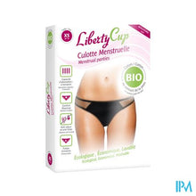 Afbeelding in Gallery-weergave laden, Libertycup Satijn Zwart Menstruatieslipje Xs 34-36