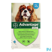 Afbeelding in Gallery-weergave laden, Advantage 100 Honden 4<10kg 4x1,0ml