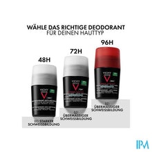 Load image into Gallery viewer, Vichy Homme Deo Extr. Controle 72u Roller 50ml Nf