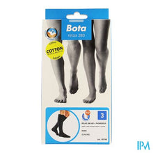 Charger l'image dans la galerie, Bota Relax 280 Katoen Korte Kous Zwart N3