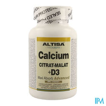 Load image into Gallery viewer, Altisa Calcium Citrate-malate + D3 Comp 100