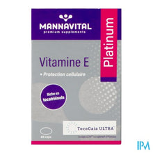 Afbeelding in Gallery-weergave laden, Mannavital Vitamine E Caps 60