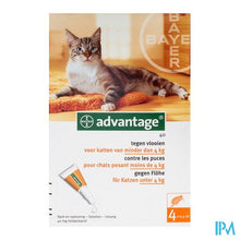 Afbeelding in Gallery-weergave laden, Advantage 40 Katten <4kg 4x0,4ml