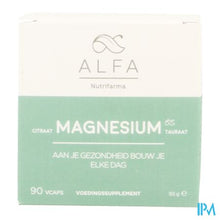 Charger l'image dans la galerie, Alfa Magnesium + Vit B6 V-caps 90