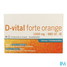 Charger l'image dans la galerie, D-vital Forte Sinaas 1000mg/880ie Kauwtabl 90