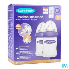 Load image into Gallery viewer, Lansinoh Zuigfle Pp Natural Wave 2x160ml