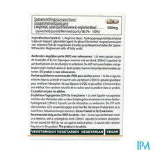 Load image into Gallery viewer, Altisa l-arginine 500mg V-caps 90