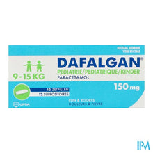 Afbeelding in Gallery-weergave laden, Dafalgan Pediatrie 150mg Suppo 12