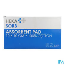Load image into Gallery viewer, Hekasorb Absorb. Verband Niet Steriel 10x10cm 50