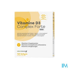 Afbeelding in Gallery-weergave laden, Vitamine D Complex Forte 1000ui 120 Natural Energy