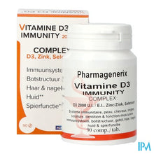 Afbeelding in Gallery-weergave laden, Vitamine D3 2000ie Immunity Pharmagenerix Tabl 90