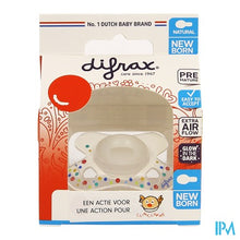 Afbeelding in Gallery-weergave laden, Difrax Fopspeen Natural Newborn Cliniclowns