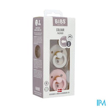 Afbeelding in Gallery-weergave laden, Bibs 2 Fopspeen Duo Haze/blossom 2