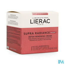 Charger l'image dans la galerie, Lierac Supra Radiance Nachtcreme Pot 50ml