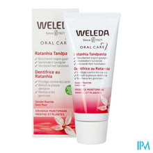 Afbeelding in Gallery-weergave laden, Weleda Tandpasta Ratanhia Roos 75ml