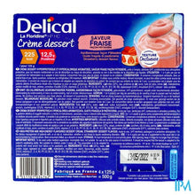 Charger l'image dans la galerie, Delical Creme Dessert La Floridine Aardbei 4x125g